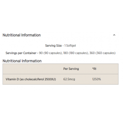 Myprotein vitamin D3 180 caps Myprotein vitamin D3 180 caps